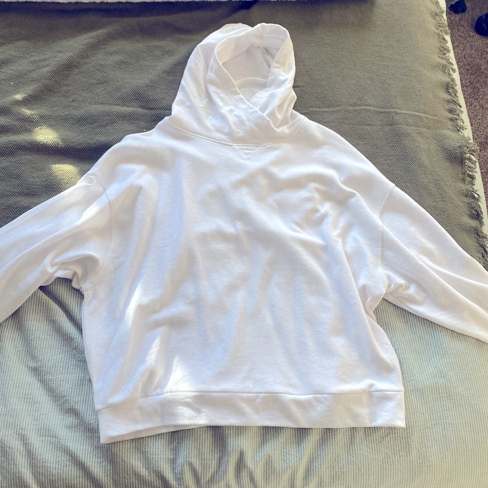Fabletics White Oversize Hoodie